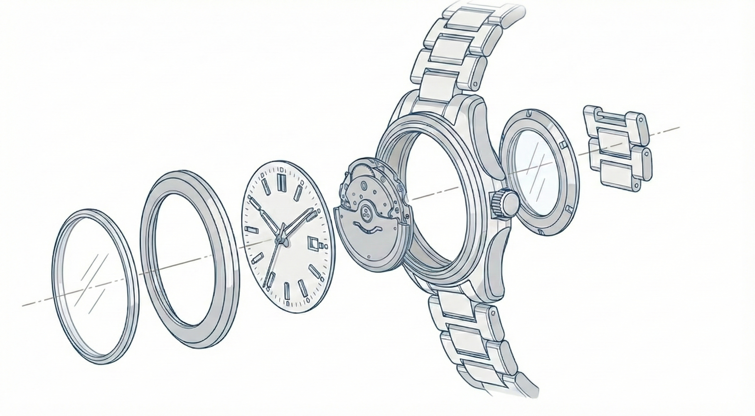 Watch Exploded View